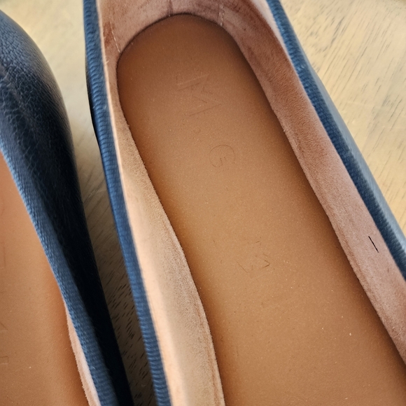 M. Gemi The Danza Black Leather Ballet Flats - Picture 7 of 13